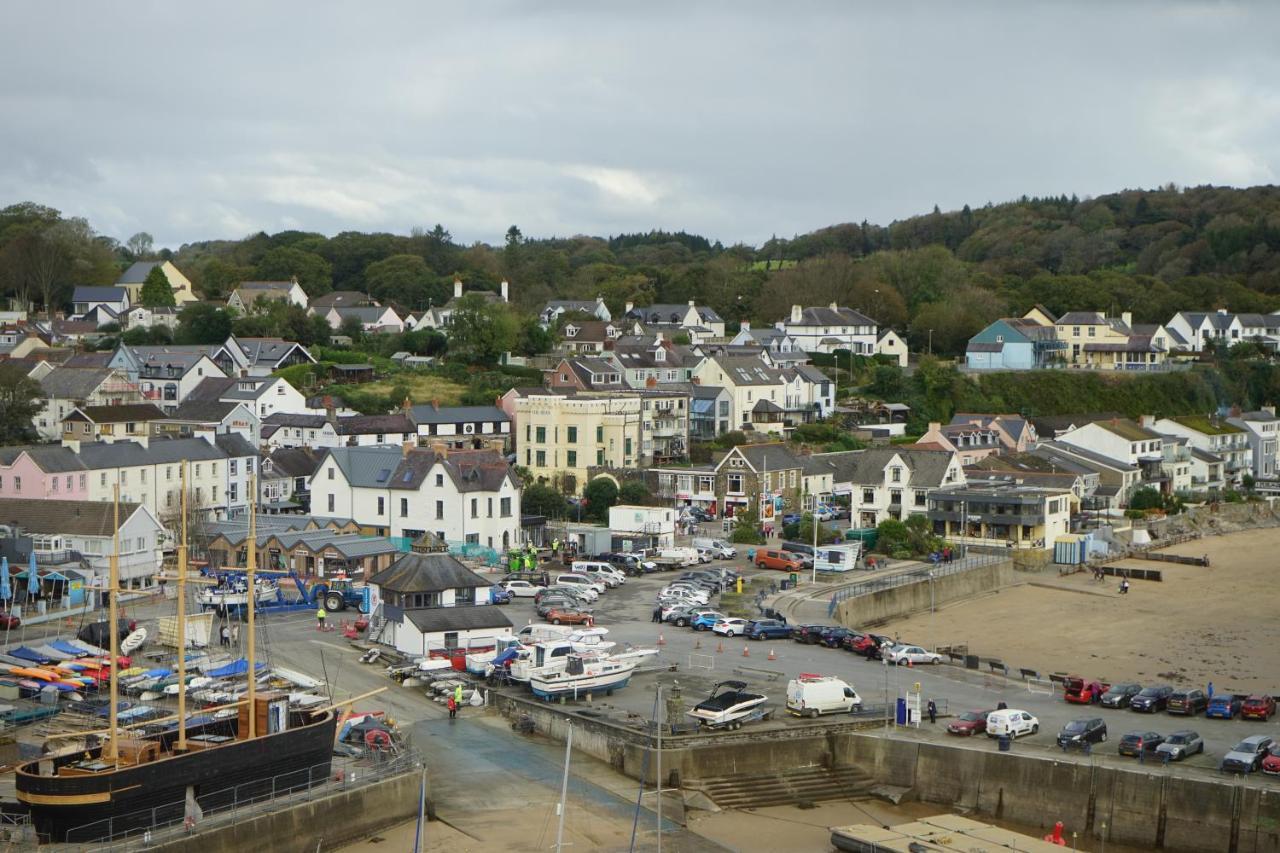 Beach House With Sea Views Over Saundersfoot Bay 외부 사진