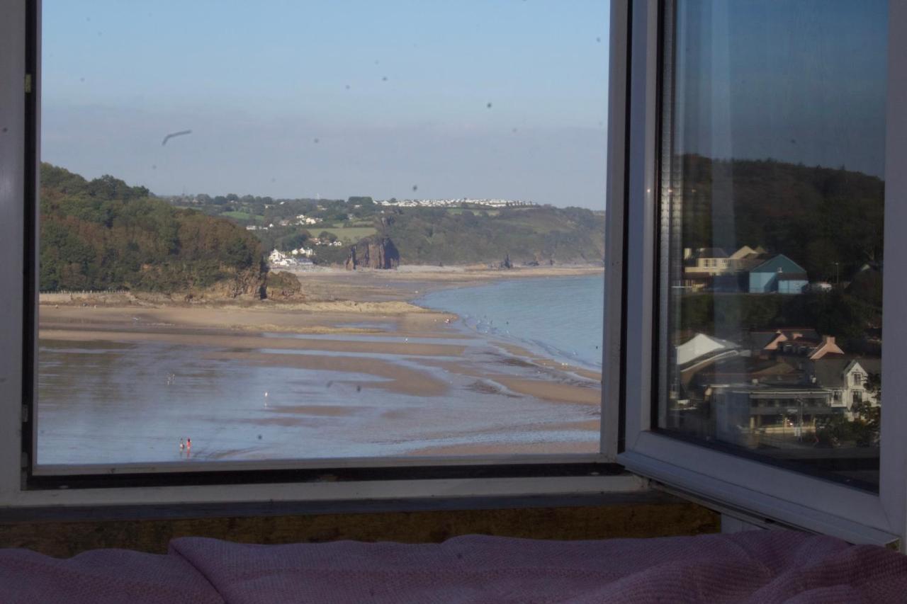 Beach House With Sea Views Over Saundersfoot Bay 외부 사진